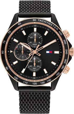 Tommy Hilfiger Miles Mens Black Watch 1792020 Stainless Steel - One Size