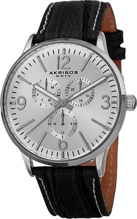 Akribos XXIV Akribos Mens Leather Watch