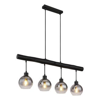 Globo Lighting L&aacute;mpara Colgante - Moitas - Negro - Metal - Gran L&aacute;mpara - Globo