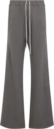 Rick Owens Wide Pusher Pants - Heren - Sweatpants - Grijs - XL - Katoen - Broeken