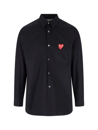 Comme Des Gar&ccedil;ons Camicia Logo