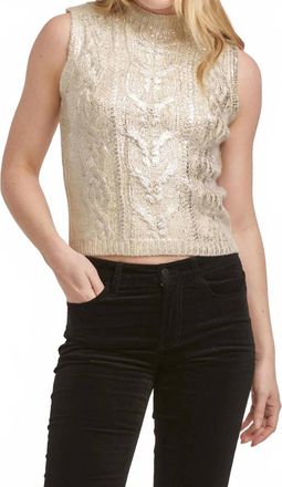 Dear John Denim Tatiana Sweater In Ivory With Silver