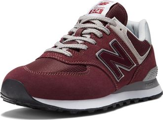 New Balance Mens Nb 574 Sneakers, Burgundy Evm Dark, 10.5 UK