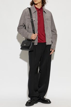Dolce & Gabbana Suede Jacket, Mens, Grey