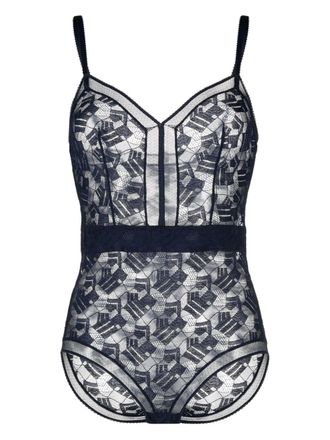 Eres Flocon lace bodysuit - Blue