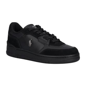 Polo Ralph Lauren Opn Mster Pp - Heren - Schoenen - Zwart - Maat: 41 EU Leer