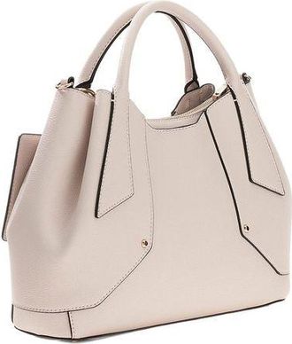 Guess Womens Satchel Bag Stone Polyurethane - Satchel-Bags