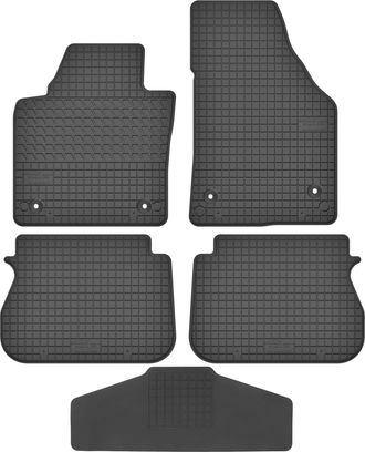 OEM Motohobby 160203 Alfombrillas + Funda 200000/1 - Volkswagen Caddy Iii 2k 2003- Volante Delantero Ovalado - Instalado