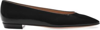 Gianvito Rossi Amelia Flat in Black Nappa at Nordstrom, Size 40.5