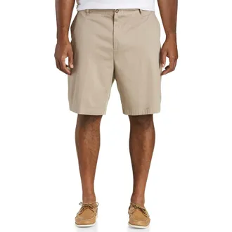 Nautica Big & Tall Deck Stretch Shorts in Khaki at Nordstrom, Size 58