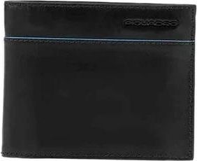 Piquadro Wallet B2 Revamp - Heren - Portefeuilles - Zwart - ONE Size - Katoen - Accessoires