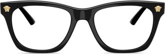 Versace square-frame glasses - men - Plastic - 52 - Black