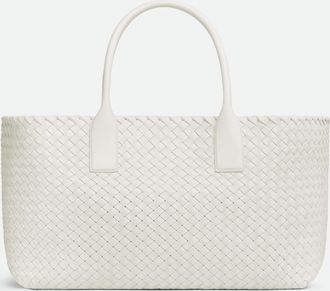 Bottega Veneta Cabat - White - Woman - 100% Lambskin