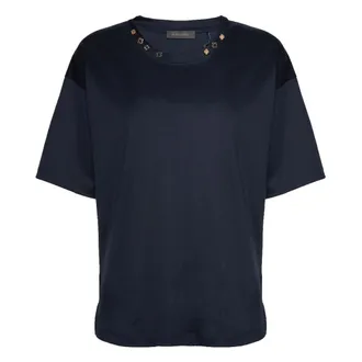 Elena Miro Dames, Tops, Blauw, Maat: M