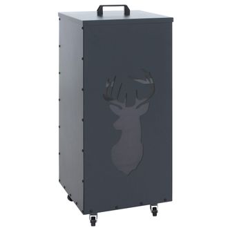 Hhg [nunca Usado] Contenedor De Pellets Hhg-251 Hirsch, Caja De Almacenamiento Para Pellets O, Por Ejemplo, Pienso Para Animales, Con Ruedas, 86 X 37 X 37