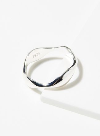 Simons Womens Wave silver ring