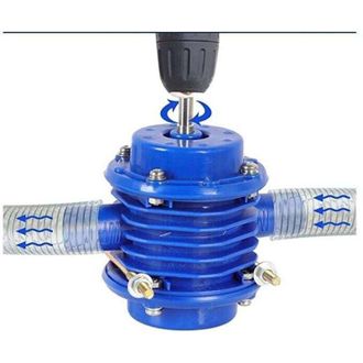OEM Bomba De Agua Para Taladro - 2400 L/h - 2000-3000 Rpm - Compatible Con Aceite Y Agua - Azul - Crezuo