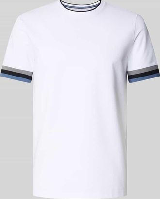 Christian Berg T-Shirt mit Rundhalsausschnitt in Weiss, Gr&ouml;&szlig;e M