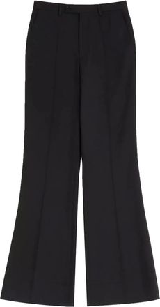 Valentino Garavani Pantaloni svasati con pinces - Nero