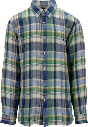 Ralph Lauren Heren, Overhemden, Veelkleurig, Maat: 2XL Linnen