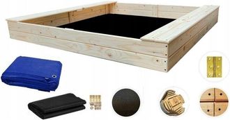 OEM Bancos Arena De Madera Maciza 150x150x20cm