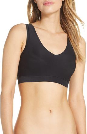 Chantelle Soft Stretch Padded V-Neck Bralette in Black at Nordstrom, Size X-Small