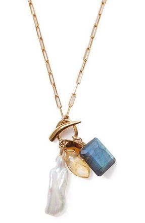 Chan Luu Labroadorite Mix Voyage Necklace in Labradorite Mix at Nordstrom