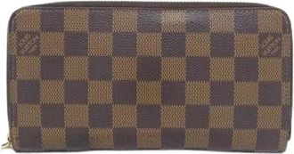 Louis Vuitton Pre-owned Wallets, male, Brown, Size: ONE SIZE Pre-owned Damier Long Wallet