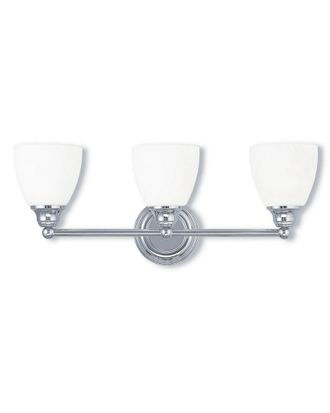 Livex Lighting Livex Somerville 3-Light Polished Chrome Bath-Light