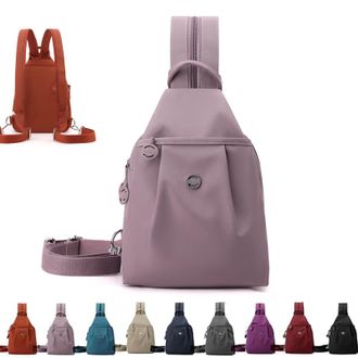 Generic 2026 Premium 3 in 1 Anti-Theft Travel Tote Bag, Waterproof 2-Way Commuter Bag, Waterproof Convertible Shoulder Bags (Purple*A)