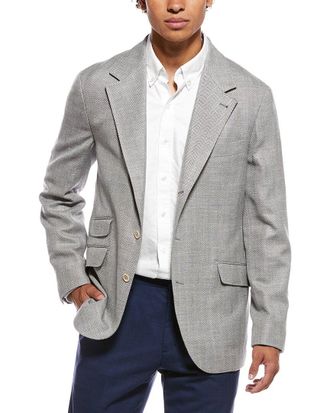 Brunello Cucinelli Wool, Linen & Silk-Blend Blazer