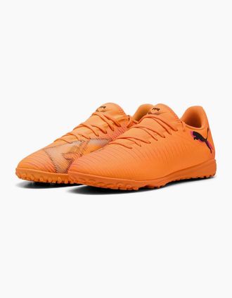 Puma Mens 8 Play Astro Turf Football Boots - Orange - Size: 5.5 38.5