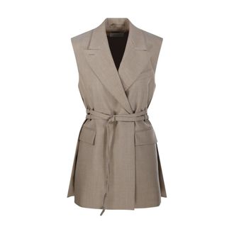 Sportmax Mujer, Chaquetas, Beige, Talla: S