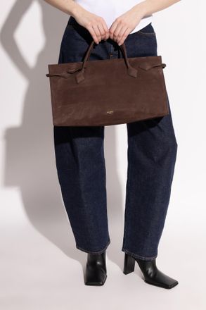 Alaia Shopper Bag Le Teckel, Womens, Brown