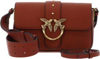 Pinko cross body bag Love One Mini Slouchy FL Marrone Aragona - Antique Gold terracotta