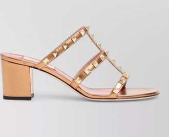Valentino Garavani leather slide mules