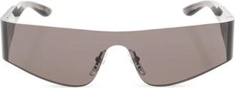 Balenciaga Mono Rectangle Zonnebrillen - unisex - Zonnebrillen - Zwart - ONE Size - Nylon - Accessoires