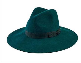 San Diego Hat Company Mens Coachella Floppy Fedora Wool Hat In Forest