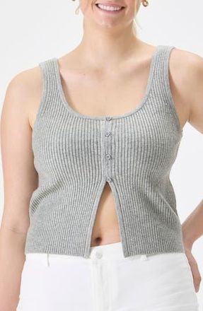 Florence By Mills Peek a Boo Tank in Heather Grey at Nordstrom Rack, Size Xx-Small