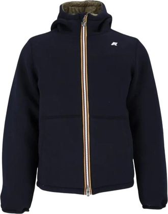 K-Way Jack Spacer Nylon Double Jacket - Heren - Zomerjassen - Blauw - XL - Nylon - Jassen
