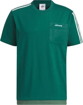 adidas Adicolor Short Sleeve T-Shirt Green IU4811
