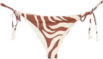 Johanna Ortiz Sagrado Bikini Bottom - Womens - Recycled Polyester/Elastane/Polyester