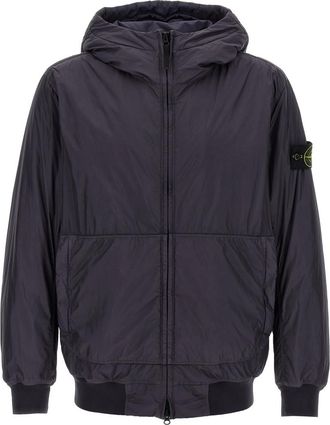 Stone Island Blue Crinkle Reps NY bomber jacket