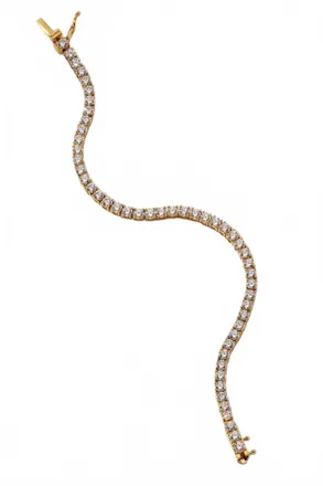 Nadri Perfect Tennis 3Mm Cubic Zirconia 6.5 Bracelet In Gold