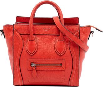 Celine Pre-owned Celine Nano Leather Luggage Tote Ladies YMCZG9UJV8T56PMY