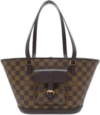 Louis Vuitton Pre-owned Shoulder Bags, female, Brown, Size: ONE SIZE Pre-owned Canvas louis-vuitton-bags
