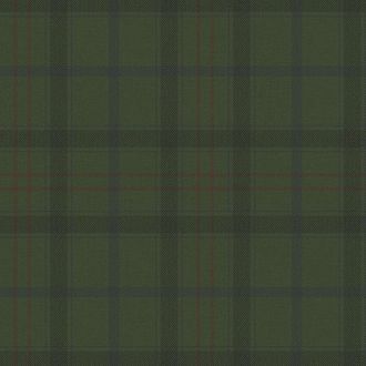 Ballard Designs Bobby Plaid Wallpaper - Evergreen/Brick - Ballard Designs