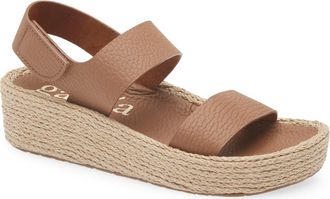 Pedro Garcia Lacey Platform Sandal in Saddle Cervo at Nordstrom, Size 10.5Us