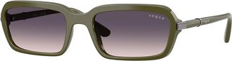 Vogue Eyewear VO5744S 318536 Womens Sunglasses Green Size 55