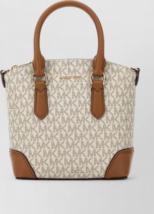 Michael Kors murphy canvas shoulder bag contrast trim